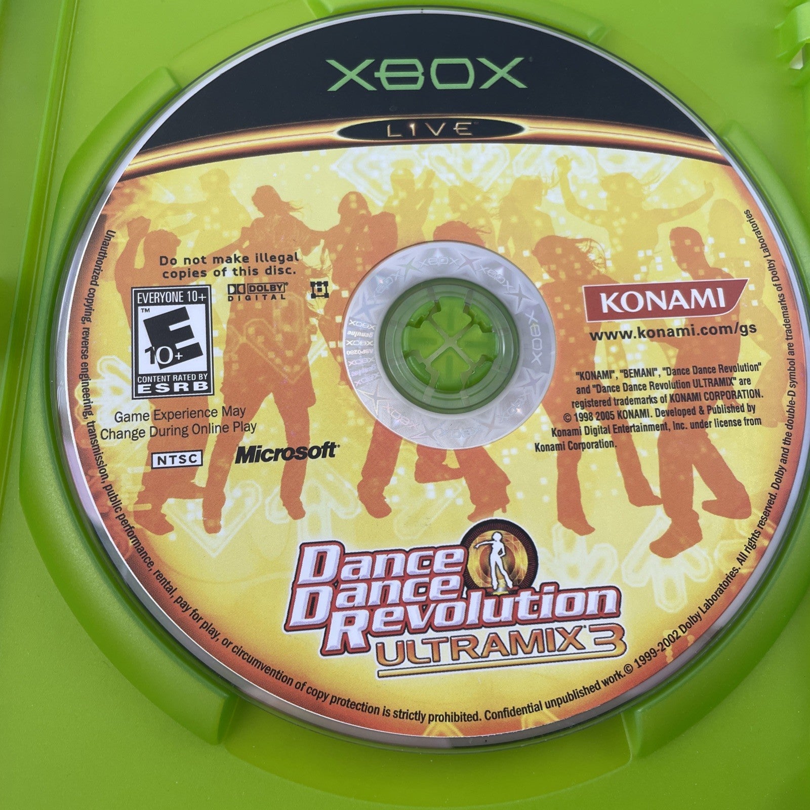 Dance Dance Revolution Ultramix 3 (Microsoft Xbox, 2005) *Complete*