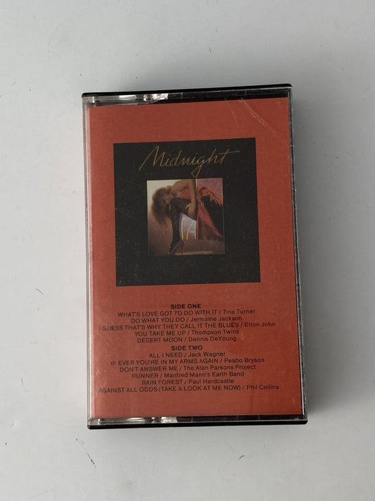 Midnight Cassette 1985 JCI Records Pop Rock Compilation Hits
