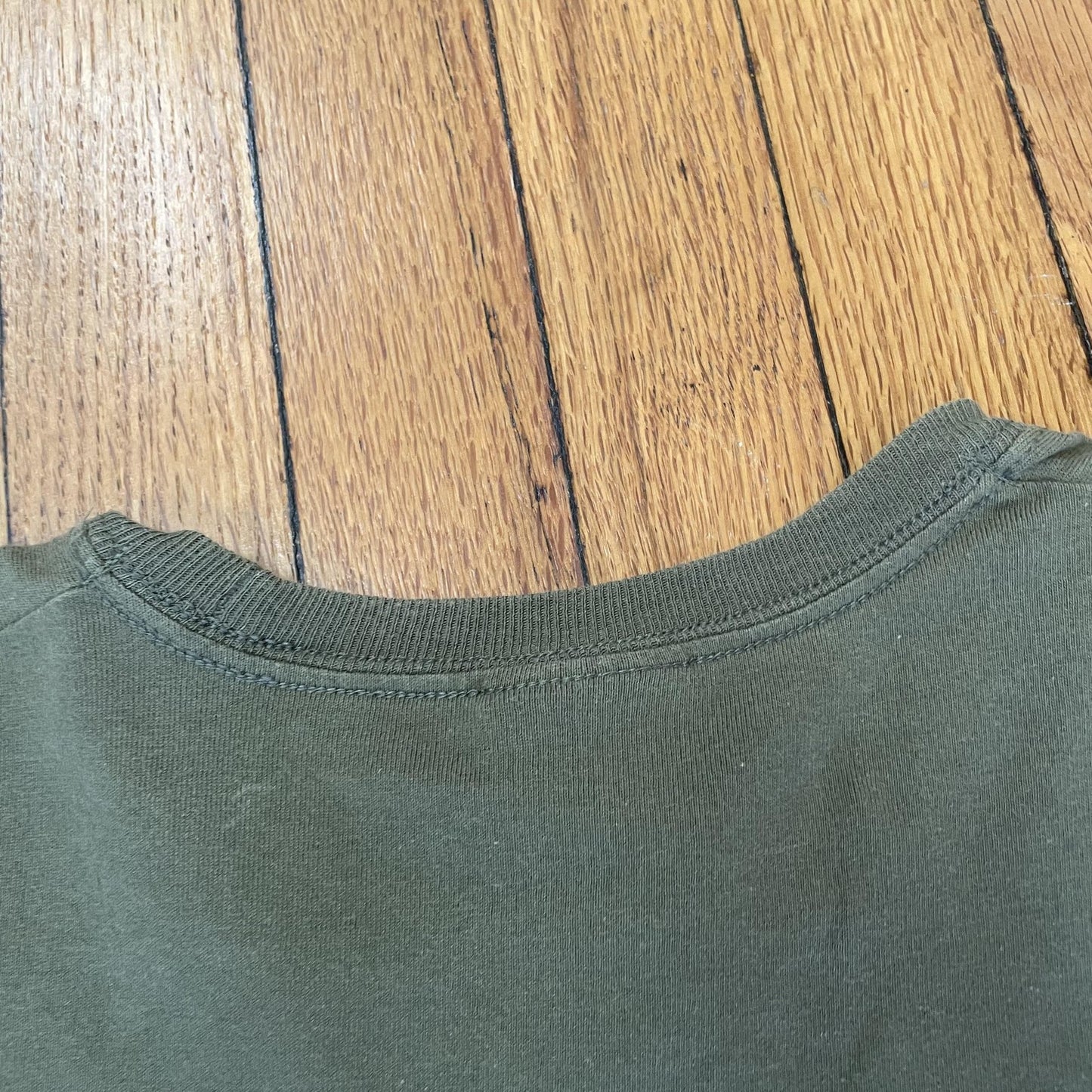 USA Shirt Mens Medium Olive Green Military Sleeveless Muscle Tank Tee Patriotic