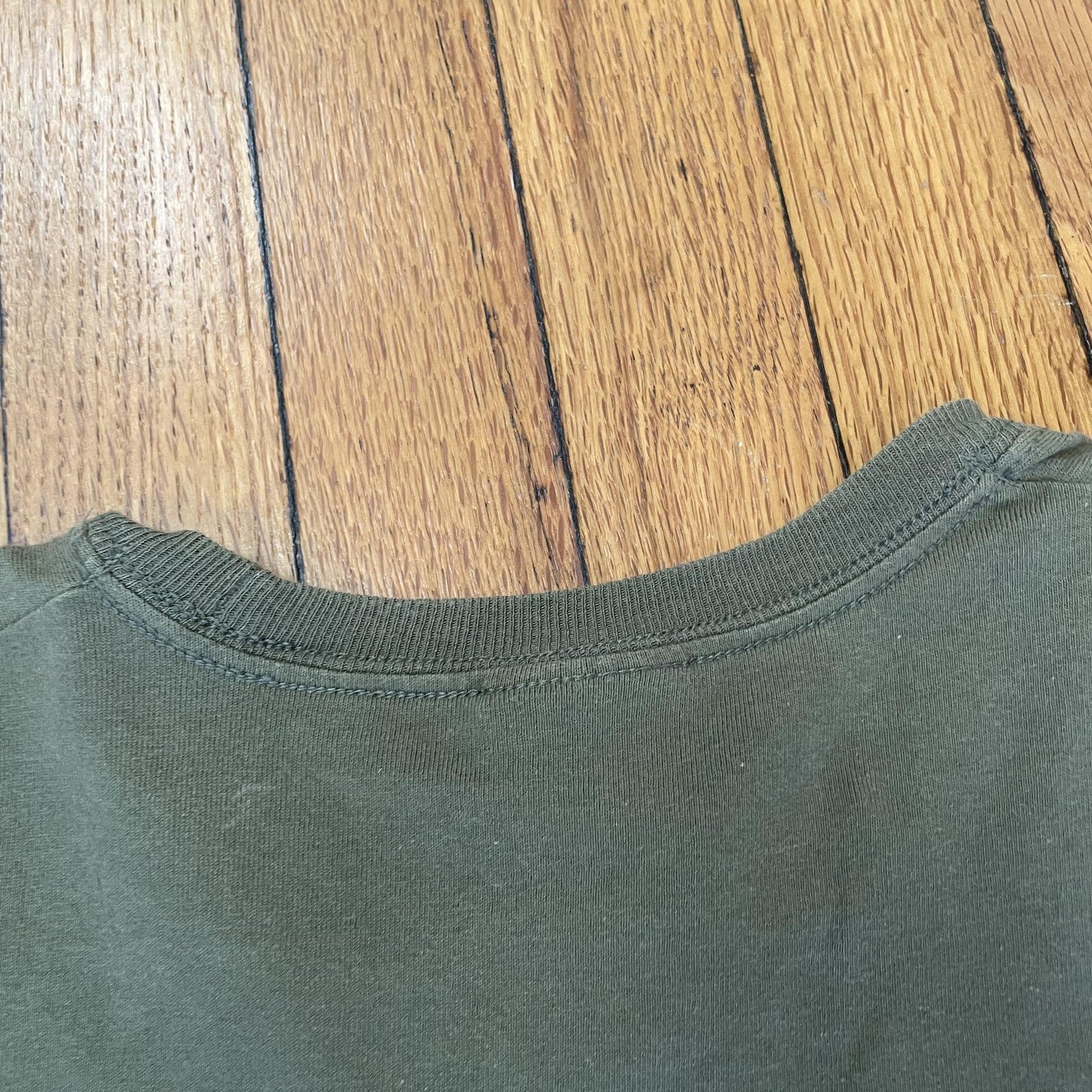 USA Shirt Mens Medium Olive Green Military Sleeveless Muscle Tank Tee Patriotic
