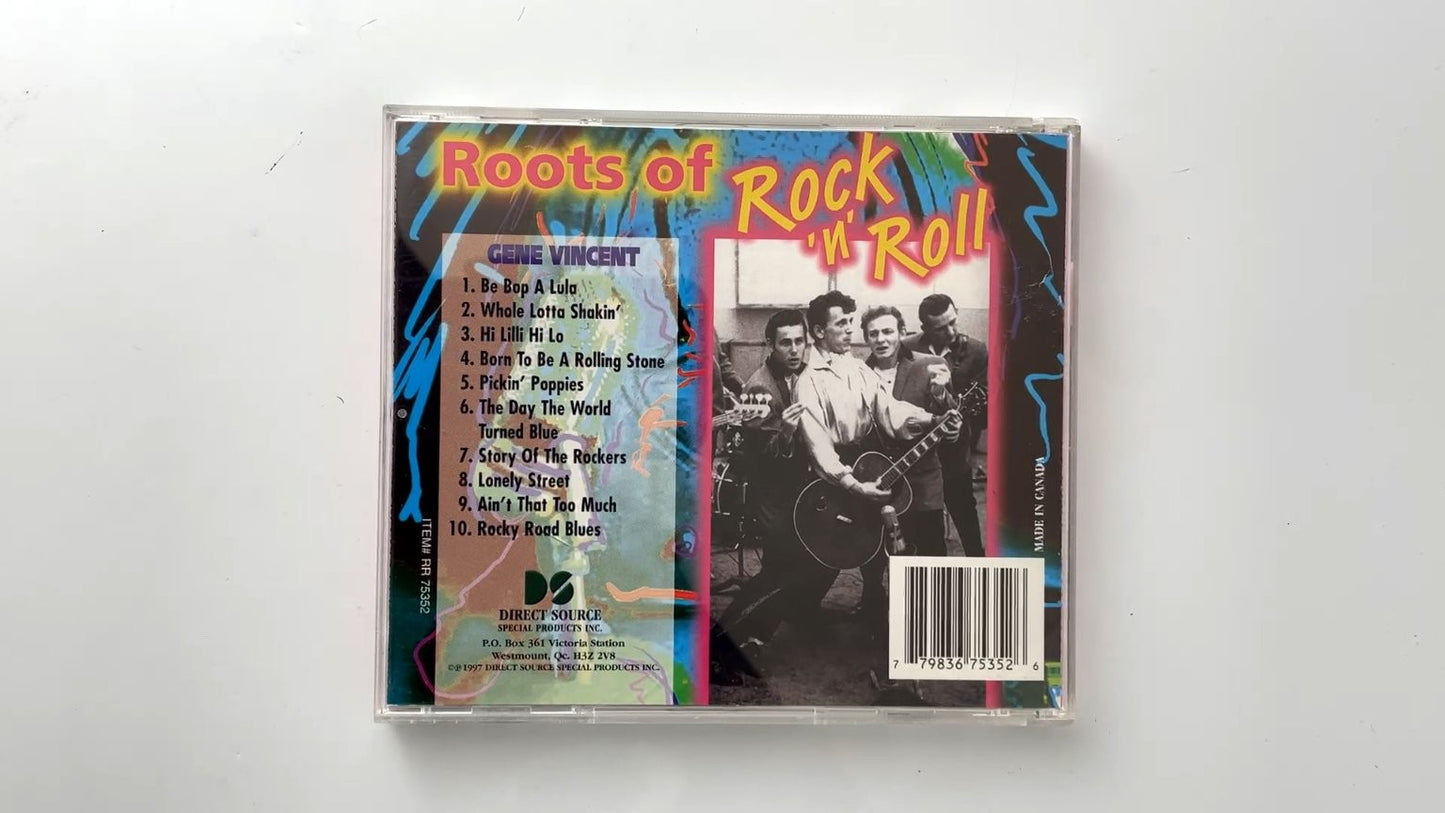 Gene Vincent - Roots of Rock 'n' Roll CD 1997 Rockabilly Direct Source