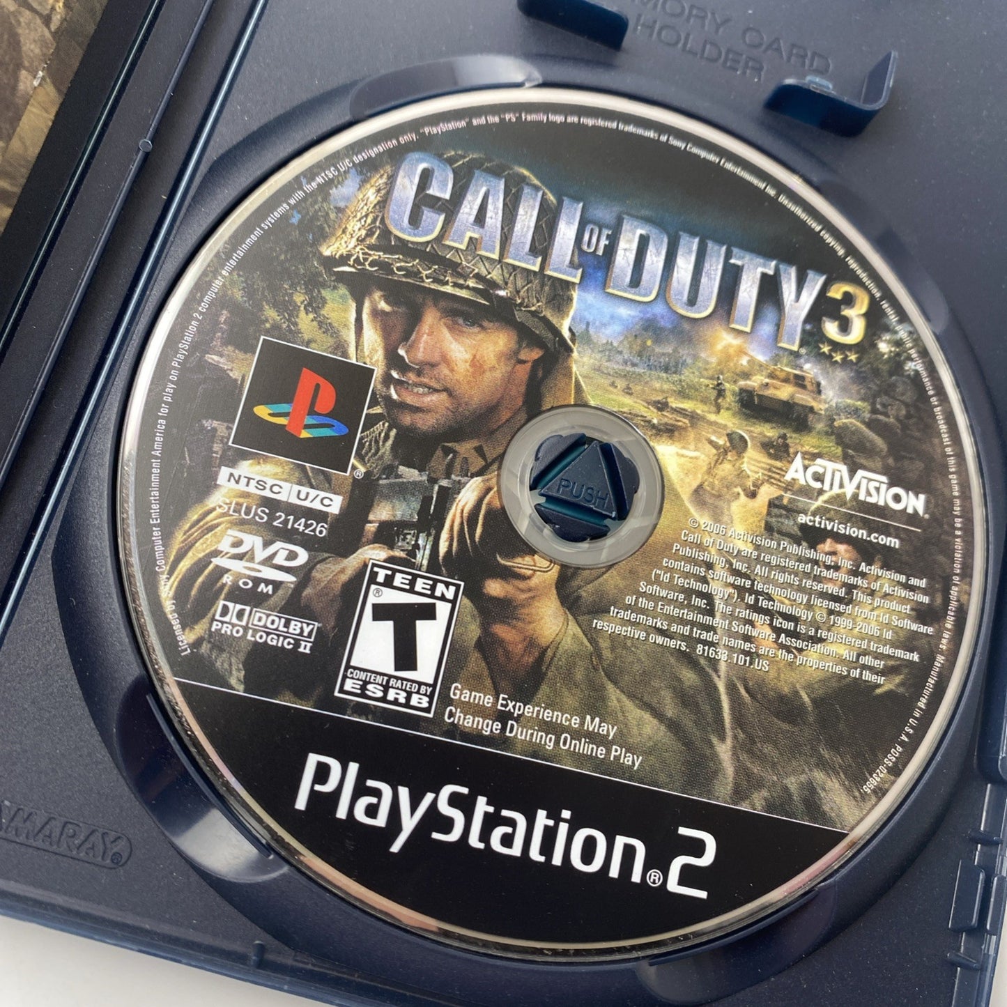 Call of Duty 3 - Sony PlayStation 2 - CIB Complete with Manual