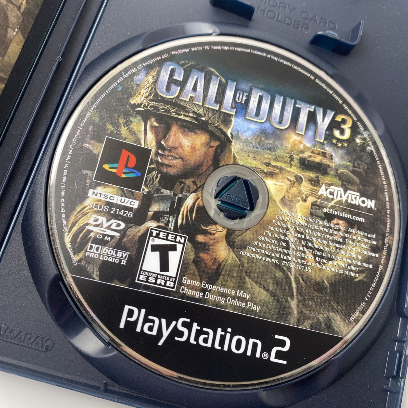 Call of Duty 3 - Sony PlayStation 2 - CIB Complete with Manual