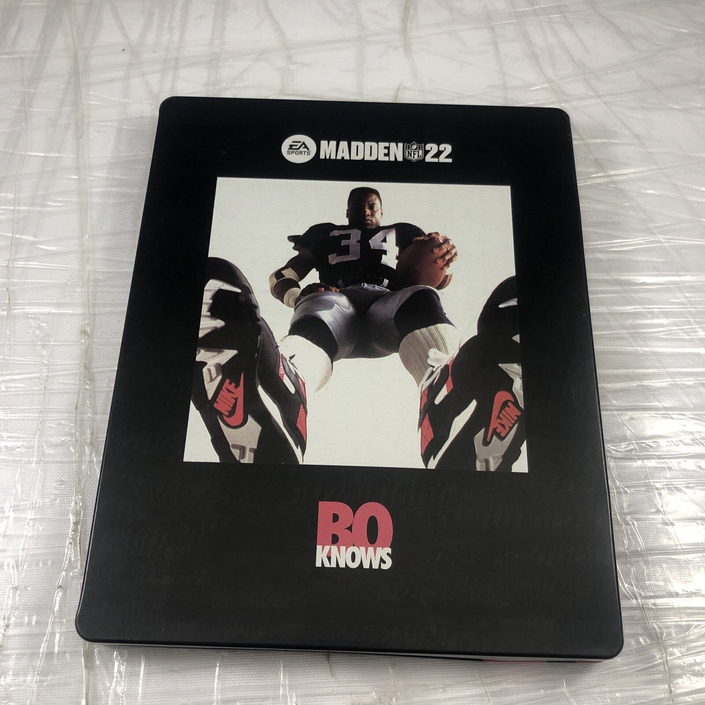 PS4 BO KNOWS LIMITED EDITION MADDEN 22 STEELBOOK TESTED - PRE-OWNED
