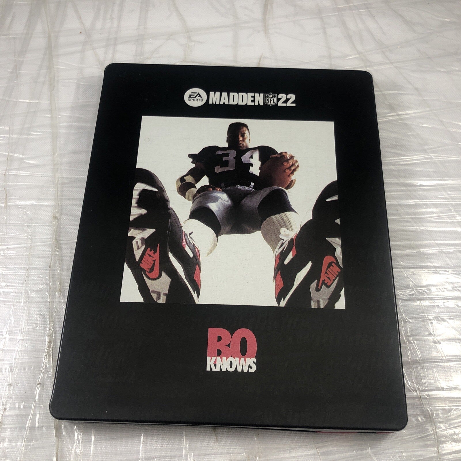 PS4 BO KNOWS LIMITED EDITION MADDEN 22 STEELBOOK TESTED - PRE-OWNED