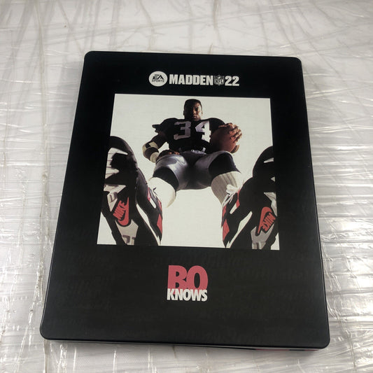 PS4 BO KNOWS LIMITED EDITION MADDEN 22 STEELBOOK TESTED - PRE-OWNED