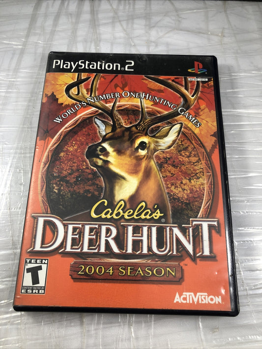 Cabelas Deer Hunt 2004 Season Opener PS2 PlayStation2, Complete W/ Case & Manual