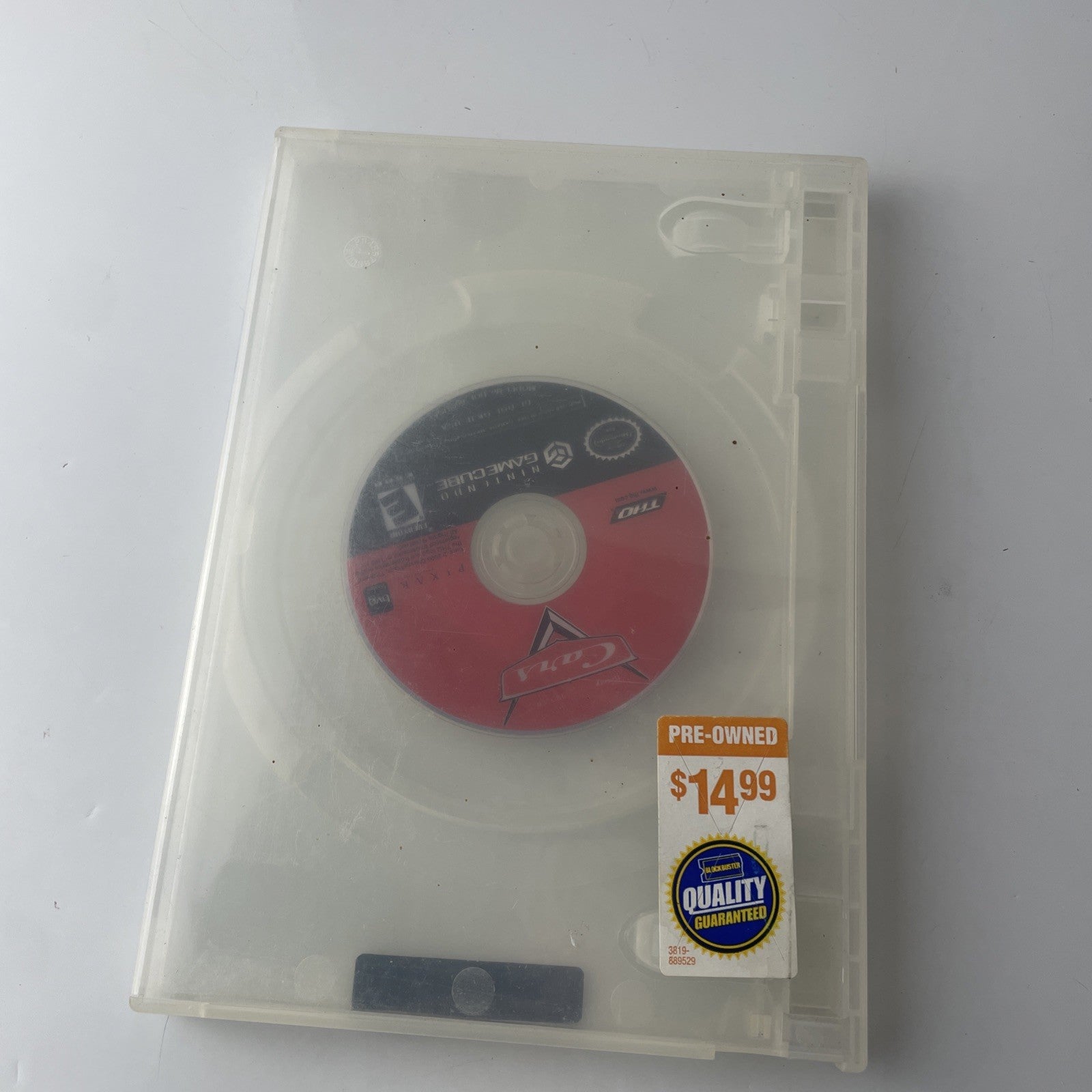 NINTENDO GAMECUBE CARS GAME DISC ONLY