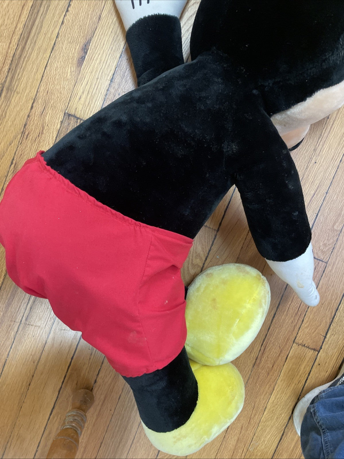 Rare Vintage Disneyland Mickey Mouse 36 Inch Plush Tag RARE Walt Disney