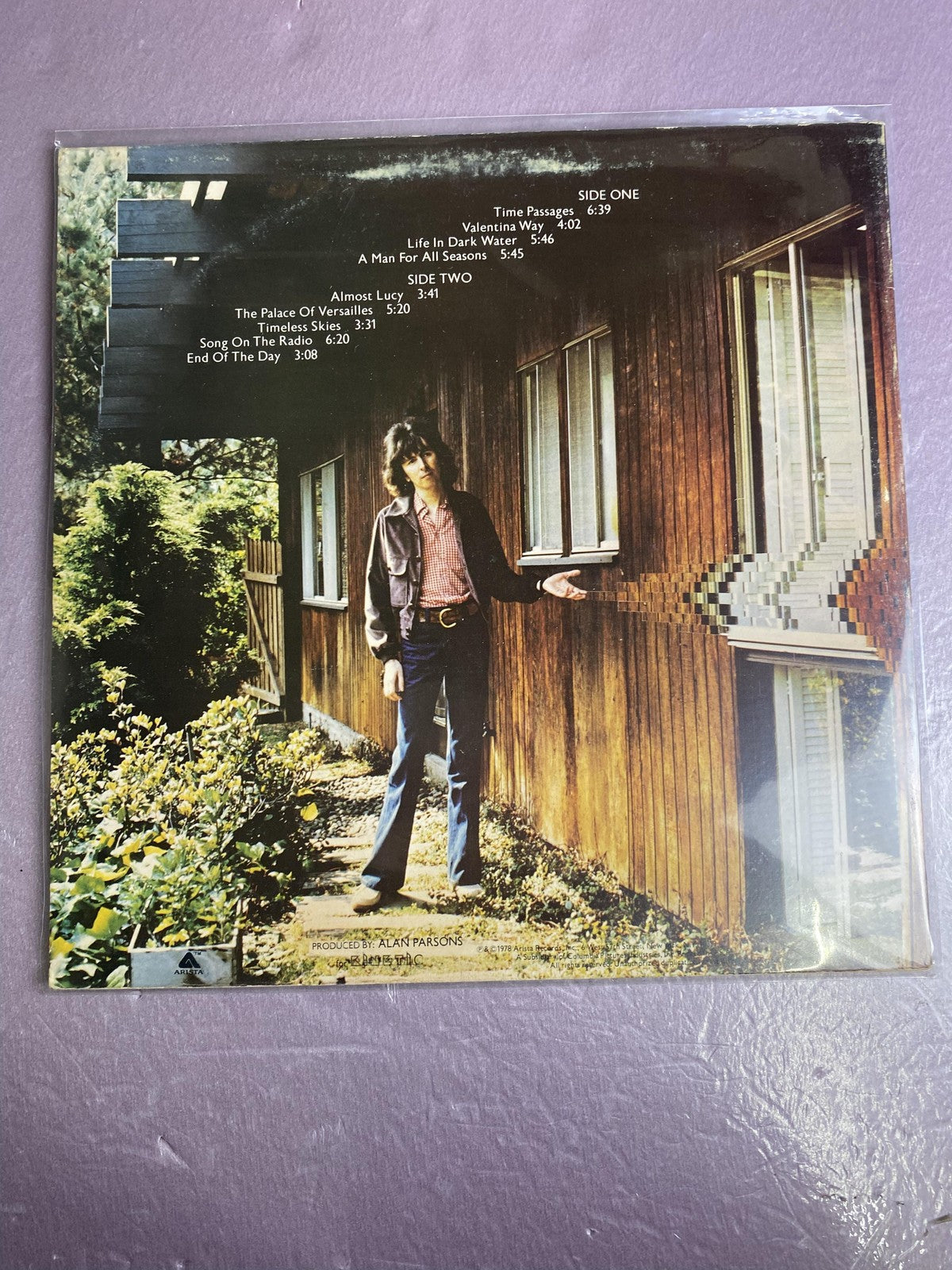 Vintage Al Stewart Time Passages 12" Vinyl LP 1978 Arista Soft Rock Album Pop