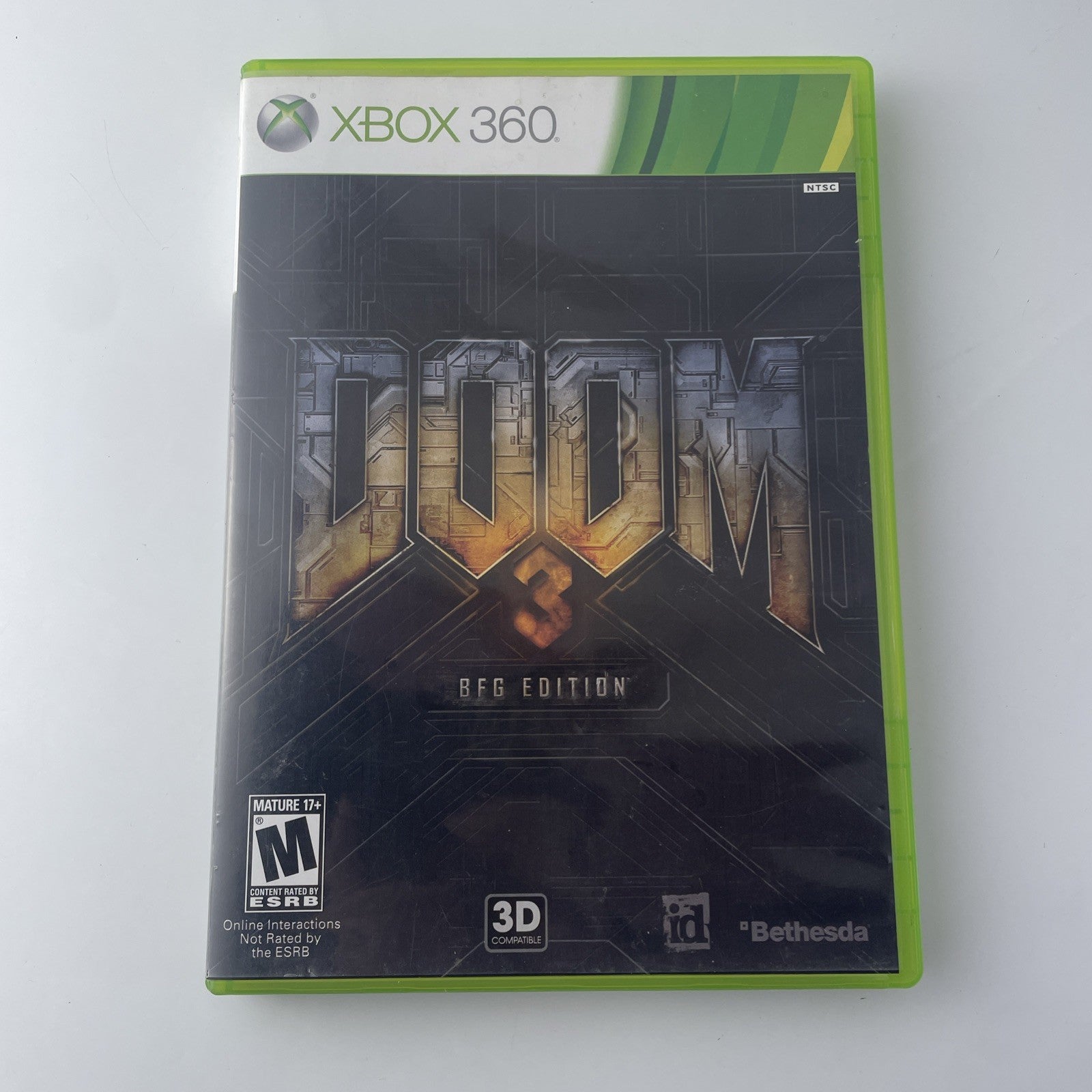 Doom 3 -- BFG Edition (Microsoft Xbox 360, 2012) Very Good Condition