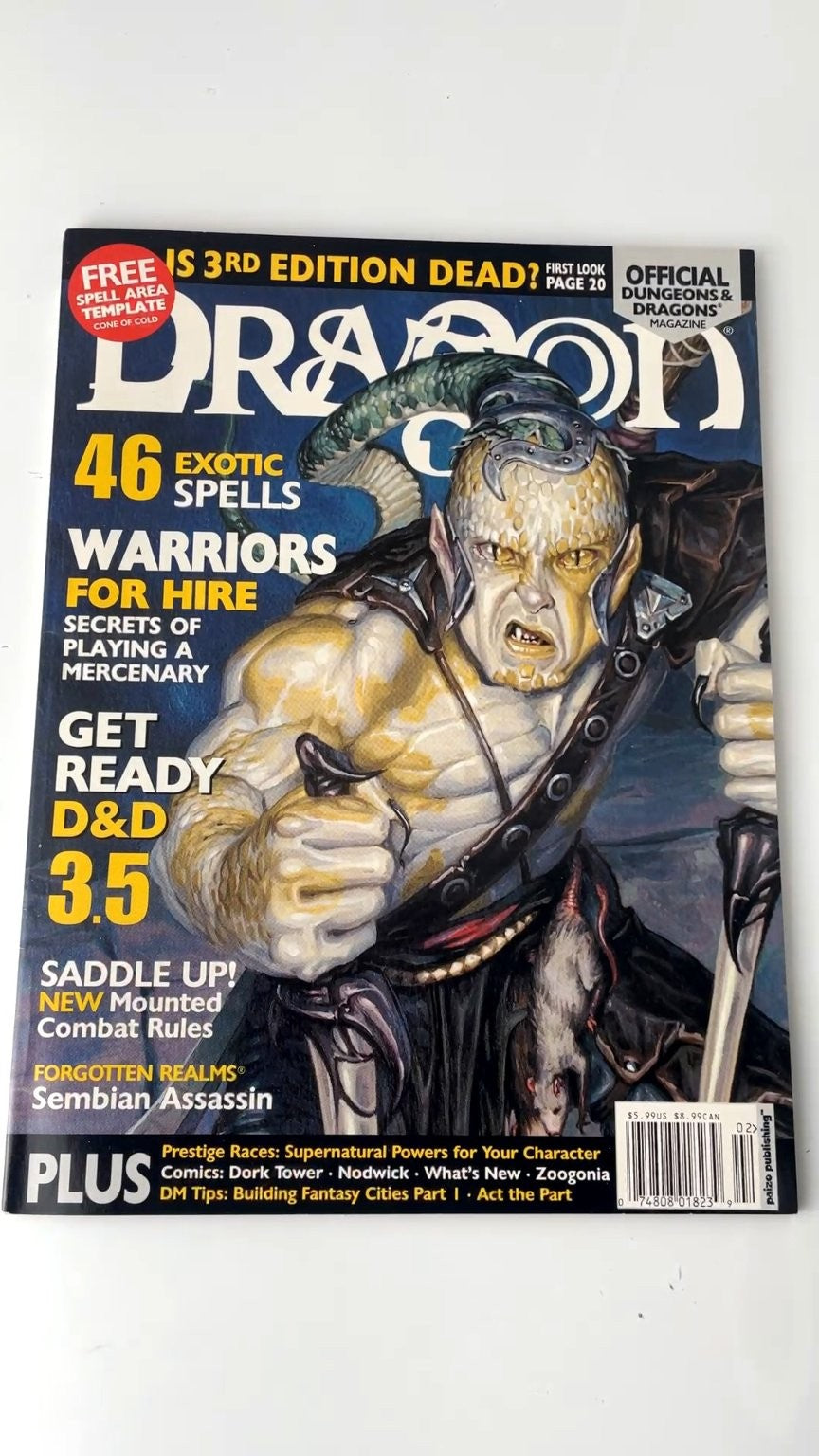 Dragon Magazine #304 Official Dungeons & Dragons February 2003 Illustrated