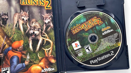 Cabela's Dangerous Hunts 2 PlayStation 2 Video Game Teen Rating CIB TESTED
