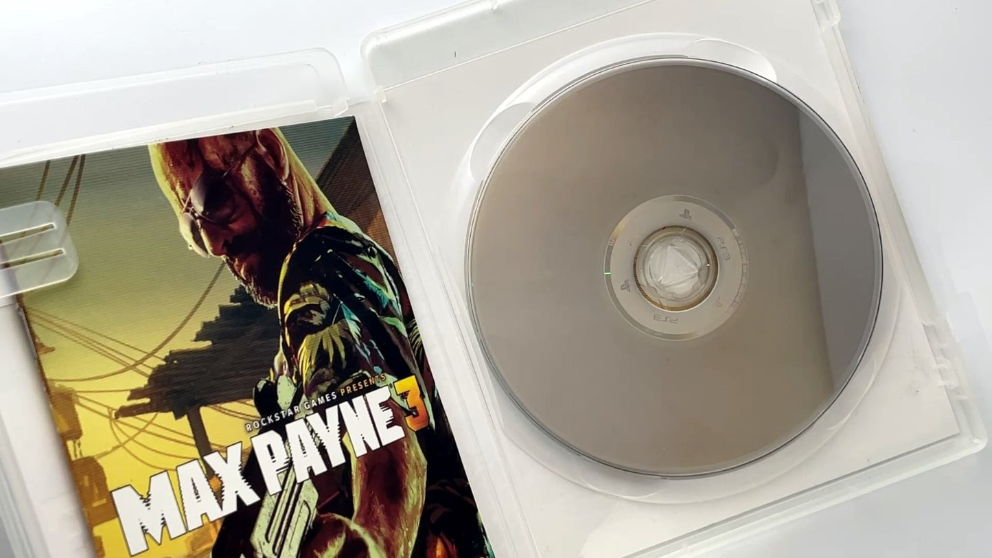 Max Payne 3 PS3 Video Game Multiplayer Shooter Action