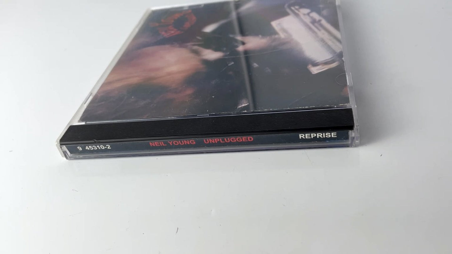 Neil Young - Unplugged CD 1993 Acoustic Rock Reprise Label