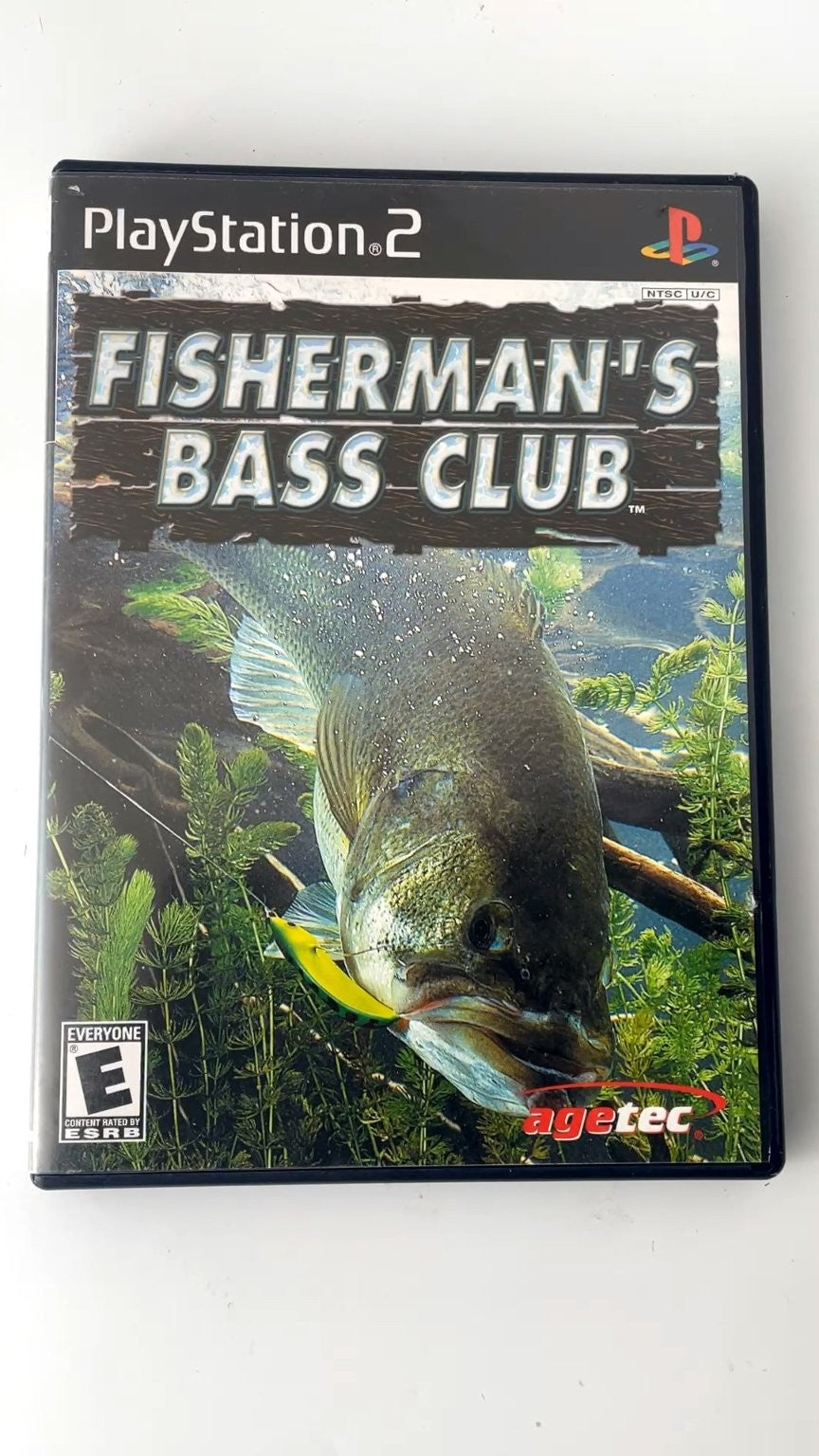 Fisherman's Bass Club PlayStation 2 Video Game Fishing Simulation