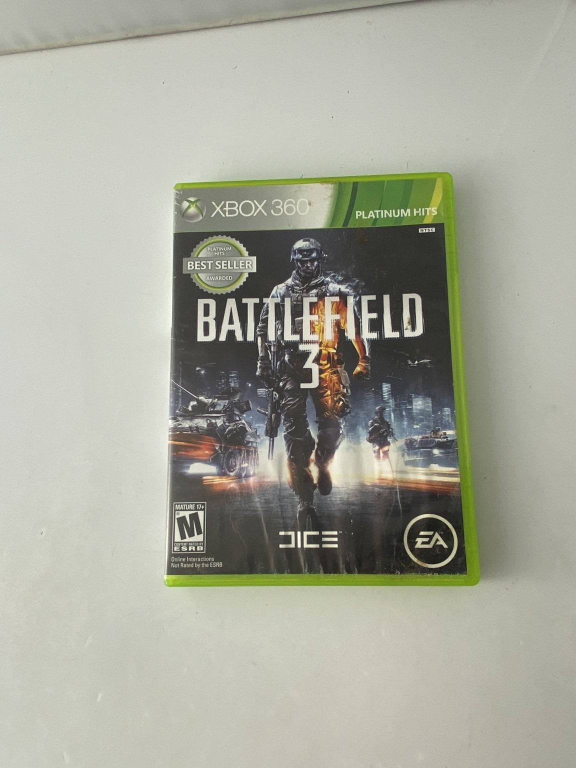Battlefield 3 Platinum Hits Xbox 360 Video Game Multiplayer Co-op FPS