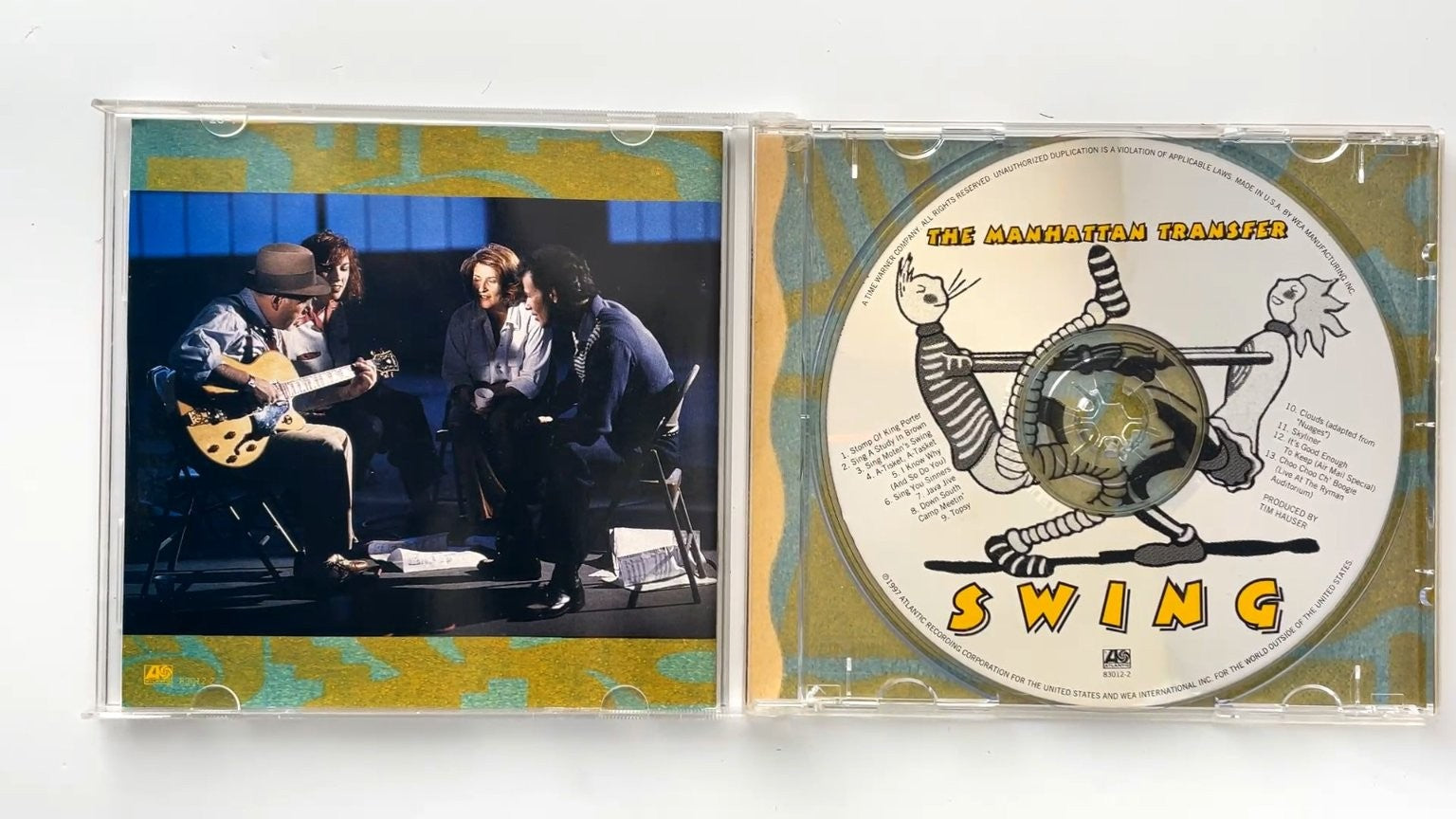 The Manhattan Transfer - Swing CD 1997 Jazz Vocal Atlantic