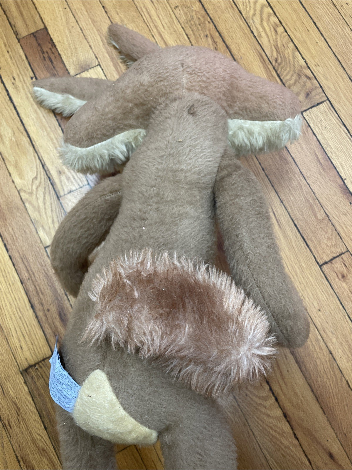 Wile E. Coyote Jumbo Vintage 40” Plush Wired Doll Warner Bros Stuffed Vtg 1971