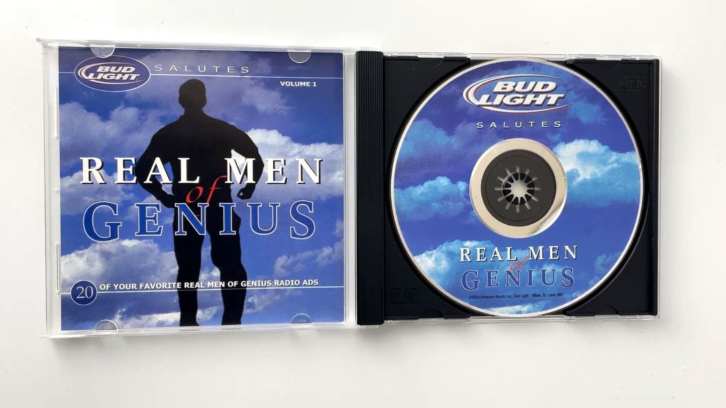 Bud Light Salutes Real Men of Genius Volume 1 CD 2003 Comedy Promo