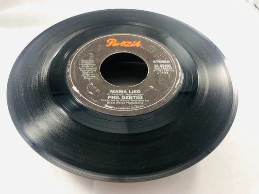 Phil Gentili - Mama Lied / It's Your Love I Need 7" VG+ Vinyl 24-02400 USA 1981