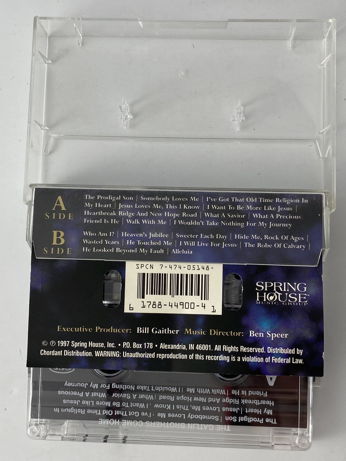 The Gatlin Brothers Come Home Cassette 1997 Spring House Music Group GGS