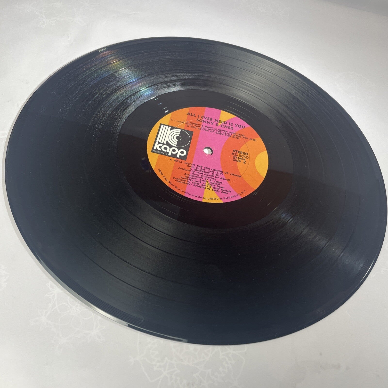 SONNY & CHER All I Ever Need Is You 1972 Vinyl LP Kapp Records KS-3660 - VG+