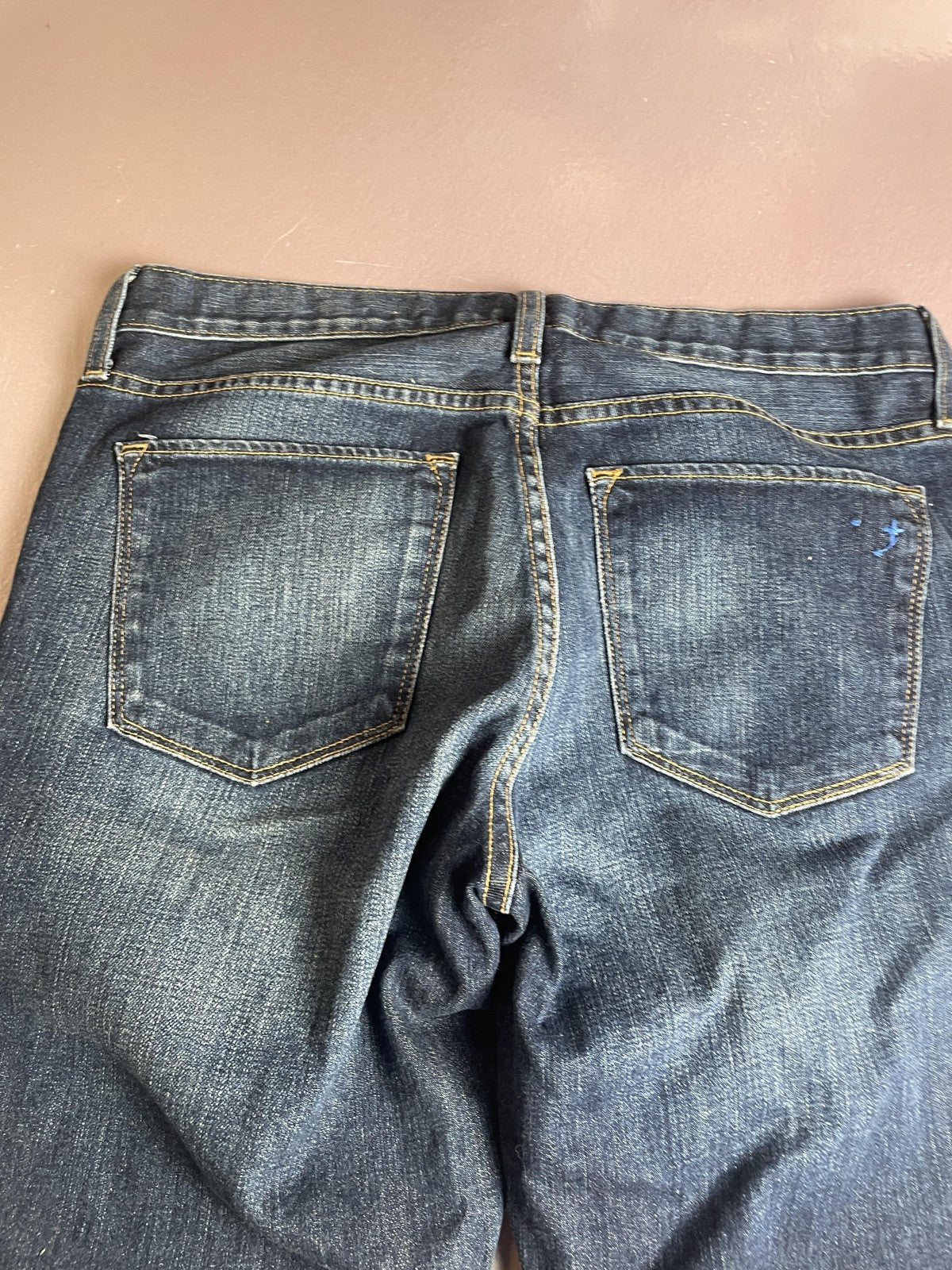 Big Star Jeans Womens 12 Blue High Rise Straight Billie Slim Slouch Denim