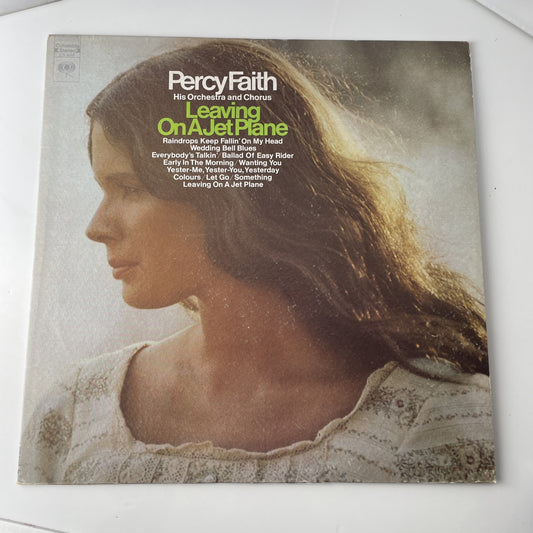 Percy Faith Leaving On A Jet Plane LP Record Album Vinyl Singer Songwriter