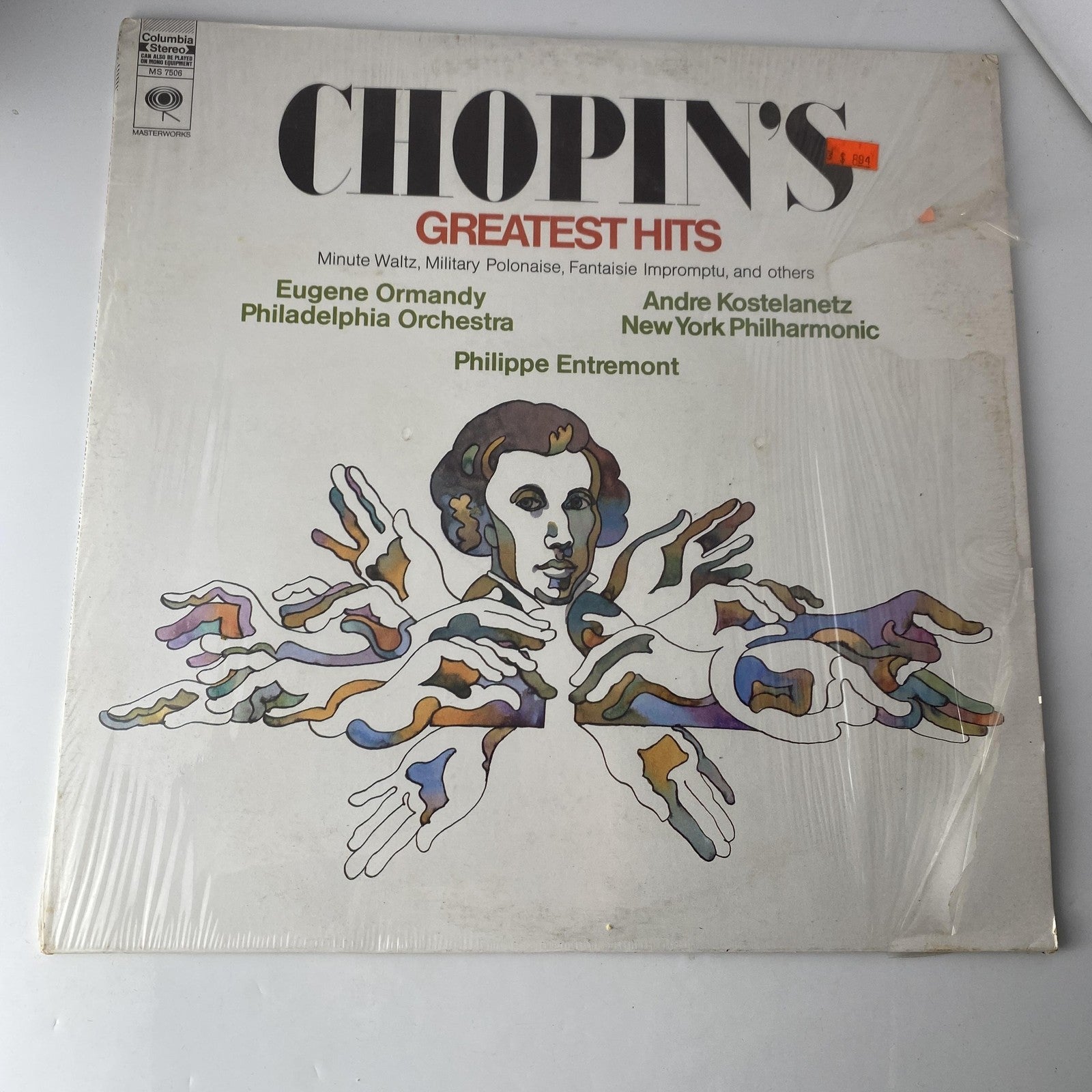 Vintage Chopin's Greatest Hits 12" Black Vinyl LP 1969 Masterworks Classical