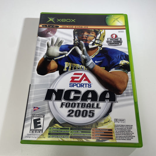 Tested NCAA Football/ Top Spin Tennis 2005 Original Xbox Game Complete 