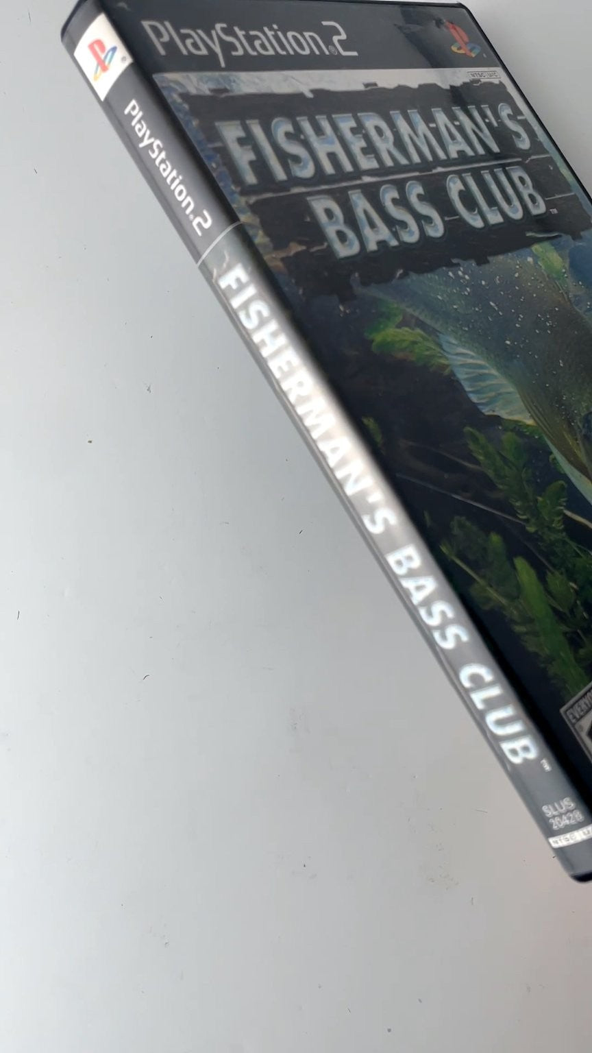 Fisherman's Bass Club PlayStation 2 Video Game Fishing Simulation