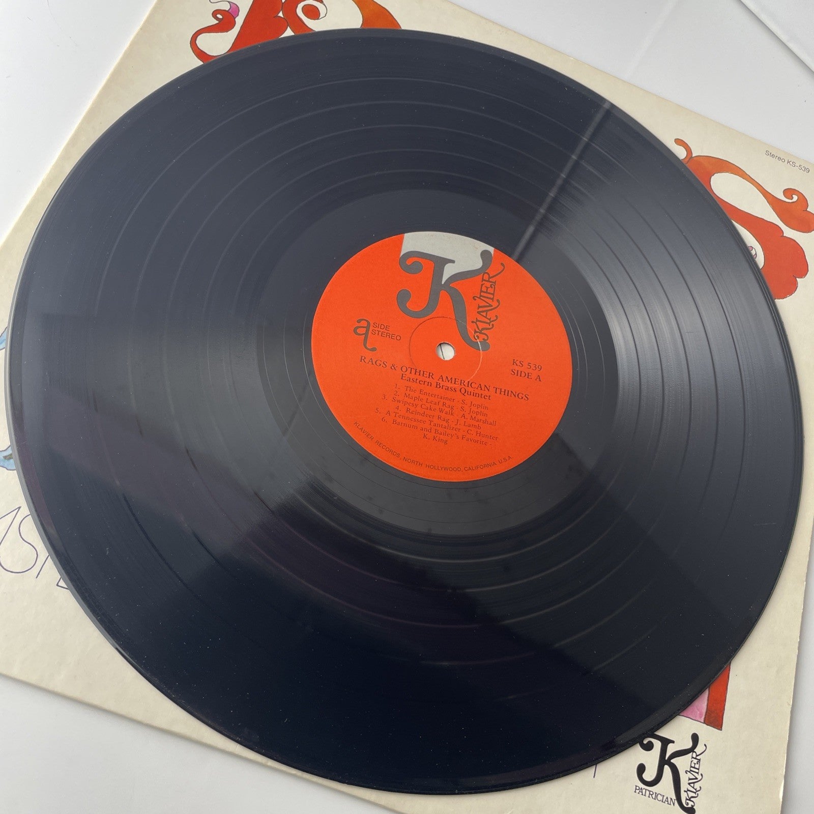 Signed!!! EASTERN BRASS QUINTET Rags & American Things KLAVIER 1975 Vinyl LP NM