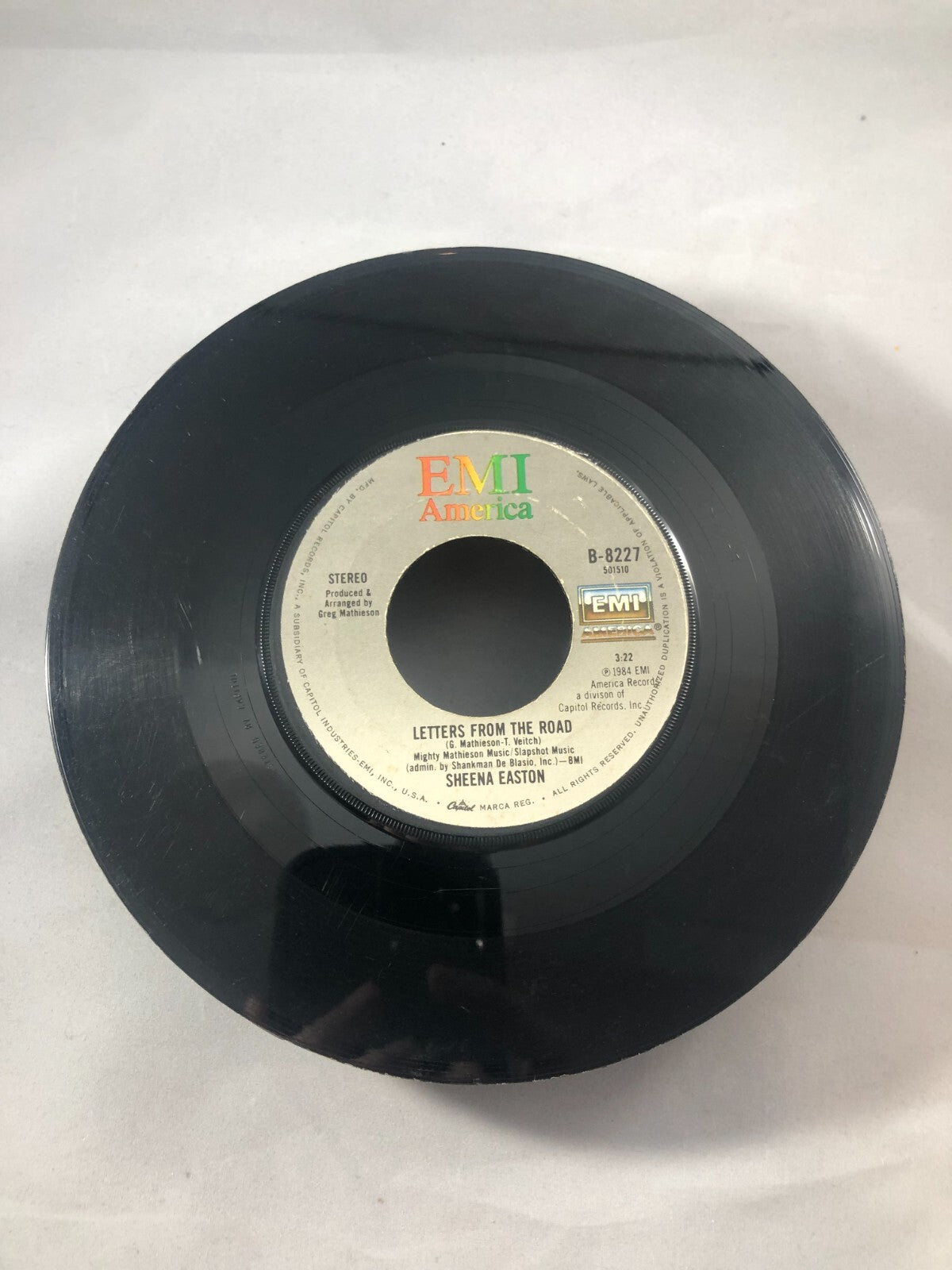 Sheena Easton – Strut - 1984 EMI America B-8227 7" 45 RPM Single G+