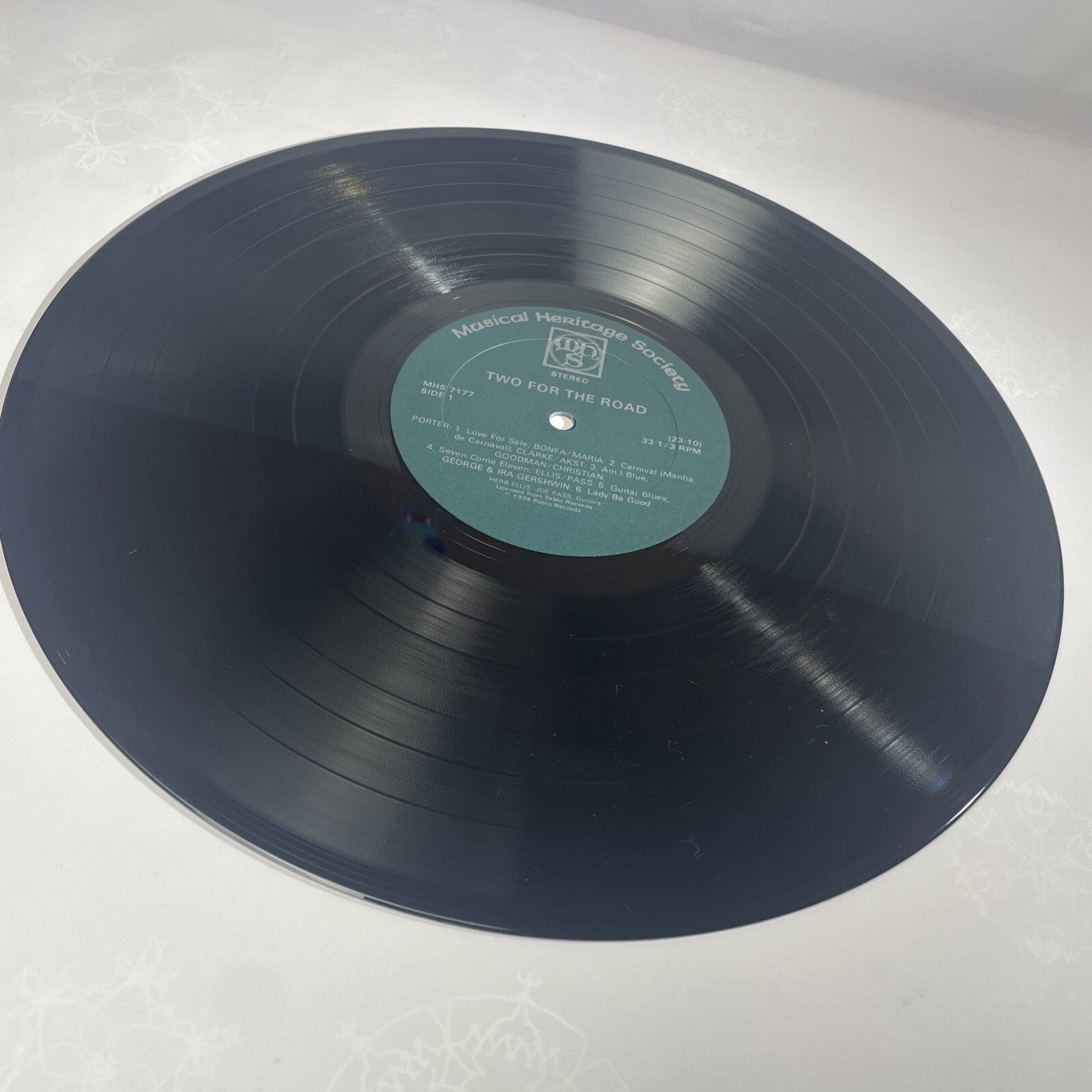 HERB ELLIS & JOE PASS "Two For The Road" 1974 (PABLO/MHS7177K) JAZZ EX/EX!