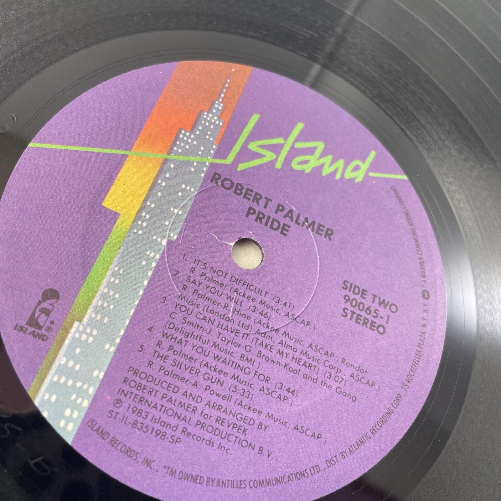 Robert Palmer 1983 Pride ORIGINAL Island Records Vinyl