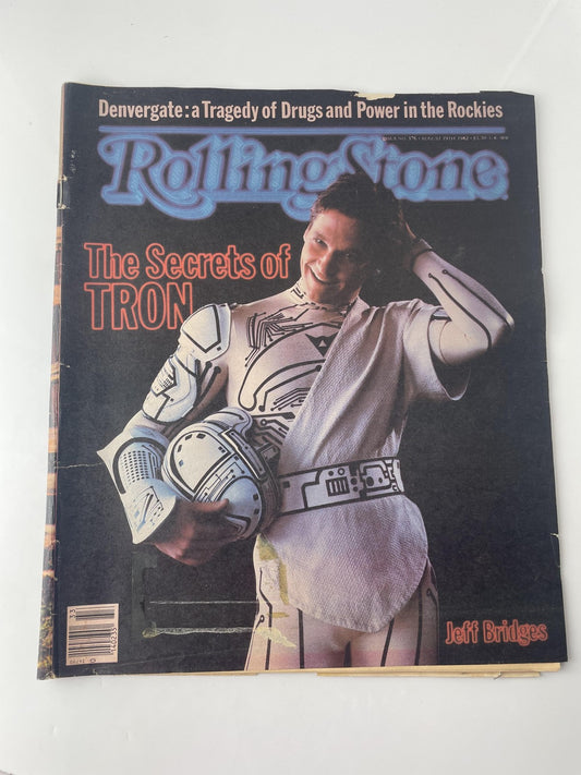 Vintage Rolling Stone Magazine Jeff Bridges The Secrets of TRON Cover Marlboro