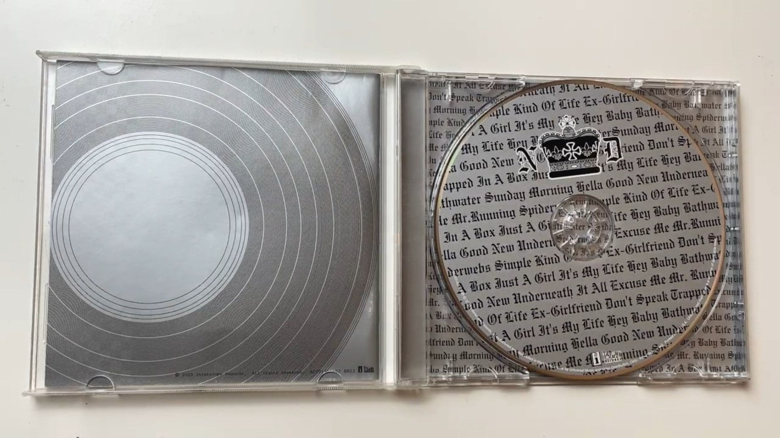 No Doubt - The Singles 1992-2003 CD 2003 Greatest Hits Rock Interscope