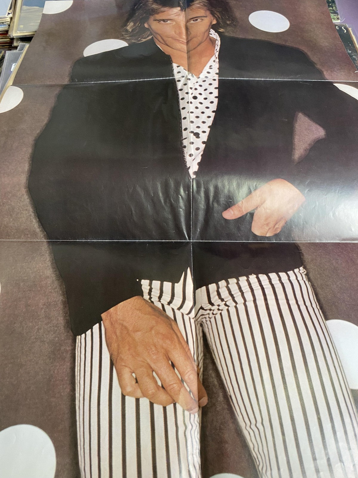 Vintage Rod Stewart Foolish Behaviour 12" Black Vinyl LP 1980 Warner Rock Pop