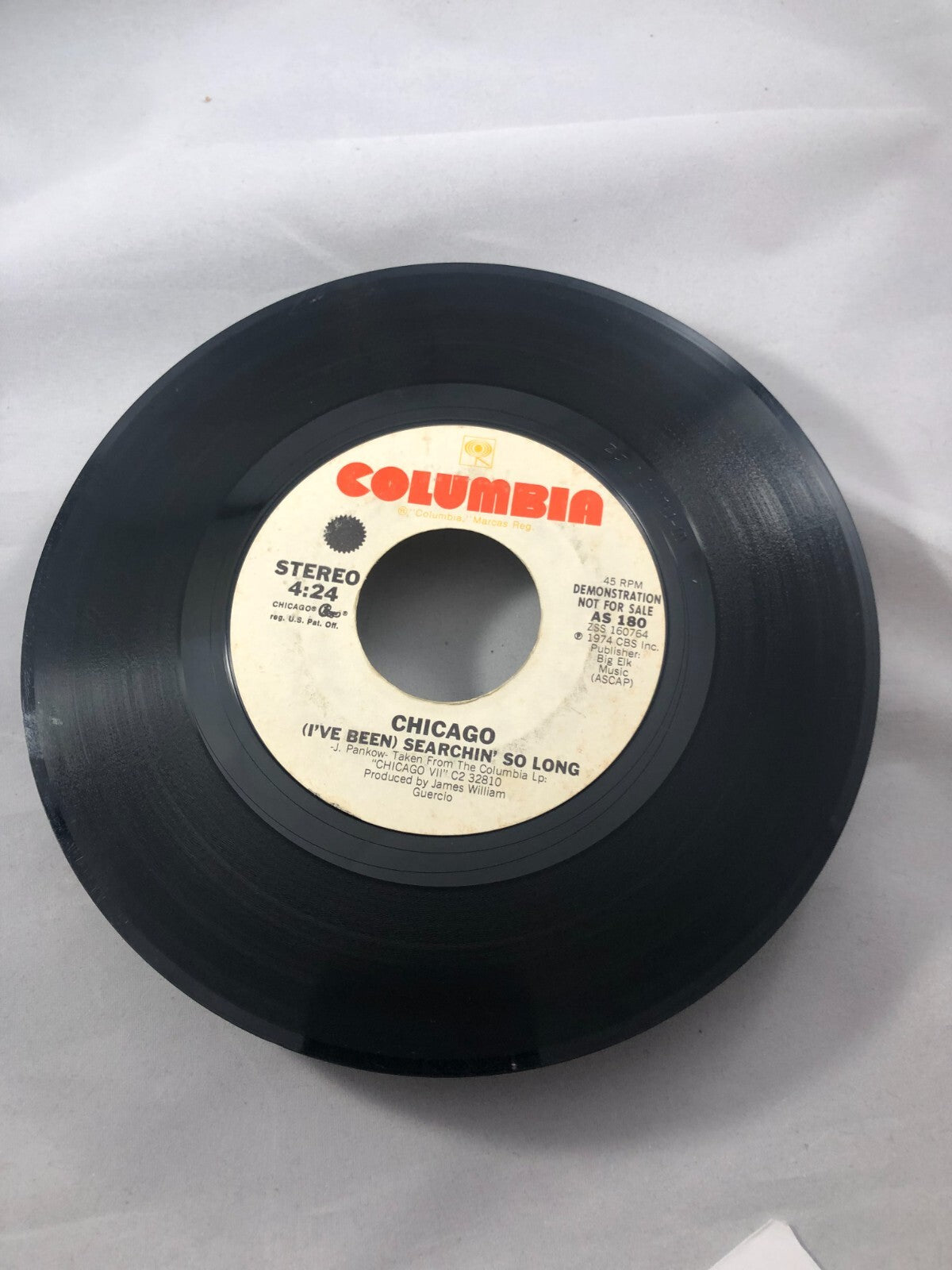 CHICAGO WISHING YOU WERE HERE LONG VERSION PROMO 45 7" VINYL RECORD *QUICK SHIP*