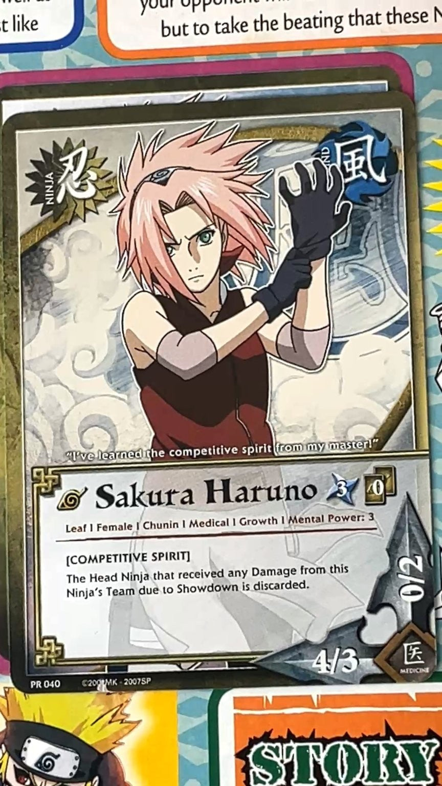 Shonen Jump June 2009 Volume 7 Issue 6 Naruto Manga Illustrated WITH CARD