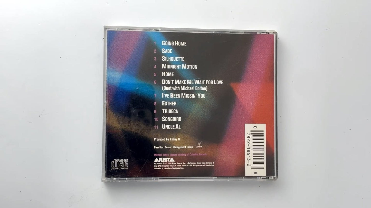 Kenny G - Live CD 1989 Duet with Michael Bolton Jazz Arista