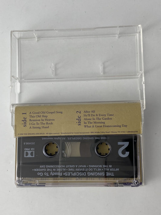 The Singing Disciples Ready To Go Cassette 1998 Crystal Inc. Dolby HX PRO