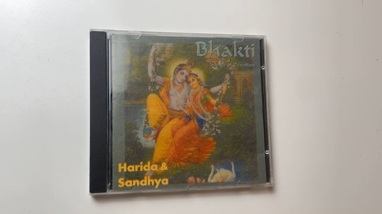 Harida & Sandhya - Bhakti Songs of Devotion CD 2002 New Age Nazca Music RARE Y2K