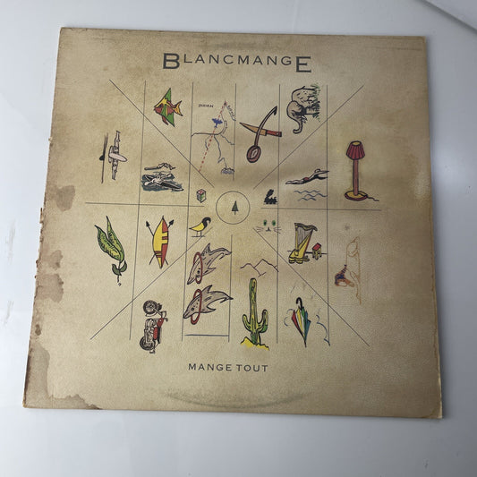 BLANCMANGE - Mange Tout - 1984 - Vinyl LP - Sire - 25172-1 - VG