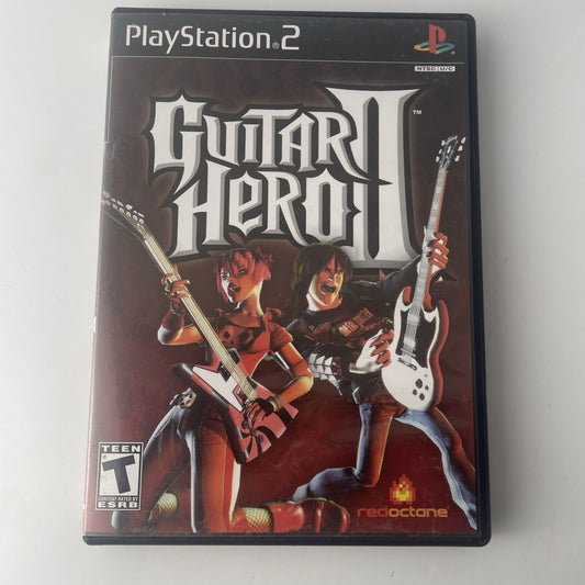 Guitar Hero II Sony PlayStation 2 PS2 Game Tested & Complete CIB VG