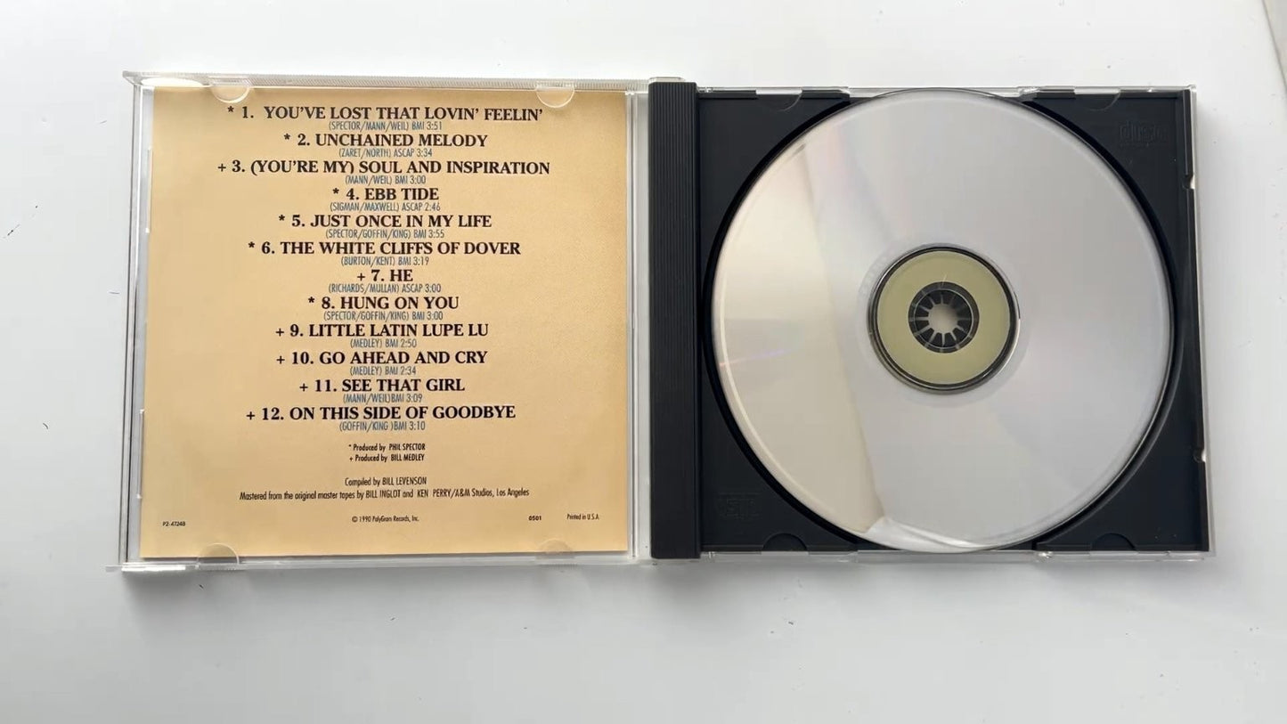 The Righteous Brothers - Unchained Melody CD 1990 Best Of Pop Verve