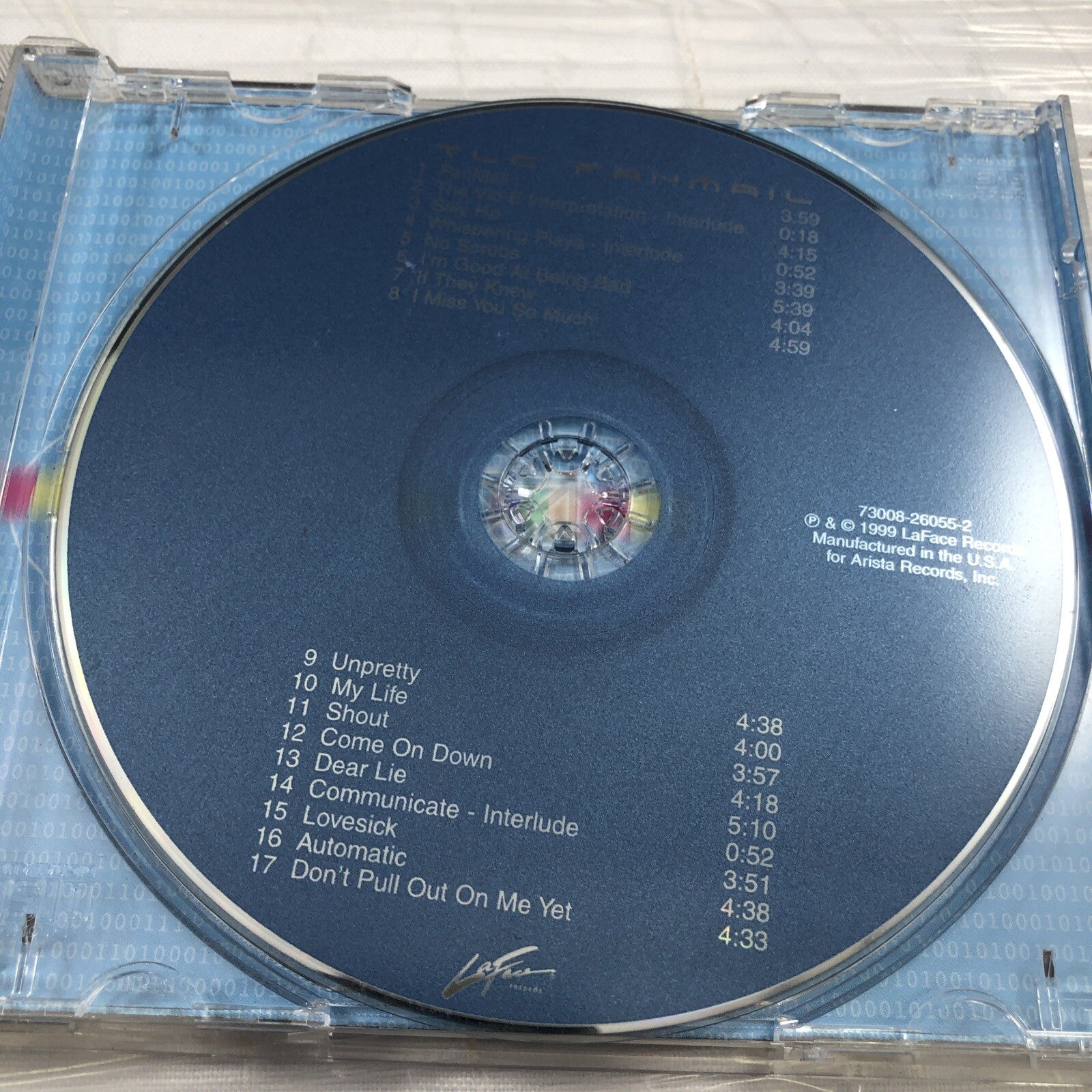 FanMail [PA] by TLC (CD, Feb-1999, LaFace) Vintage Pop R & B