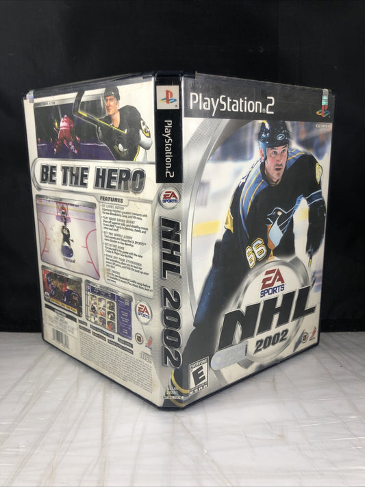 NHL 2002 PlayStation 2 PS2 Complete In Box CIB See Pics Outside Box Damaged