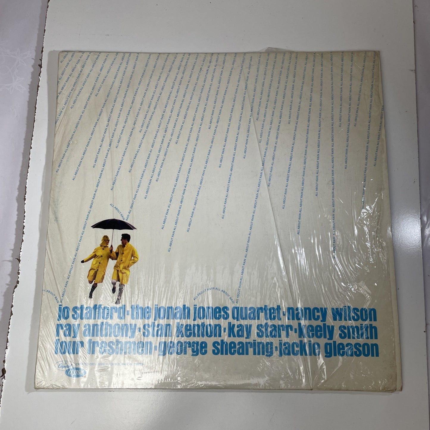 Various Rare Obscure All About Rain - For US Royal Tires (LP, Undated, 60's) VG